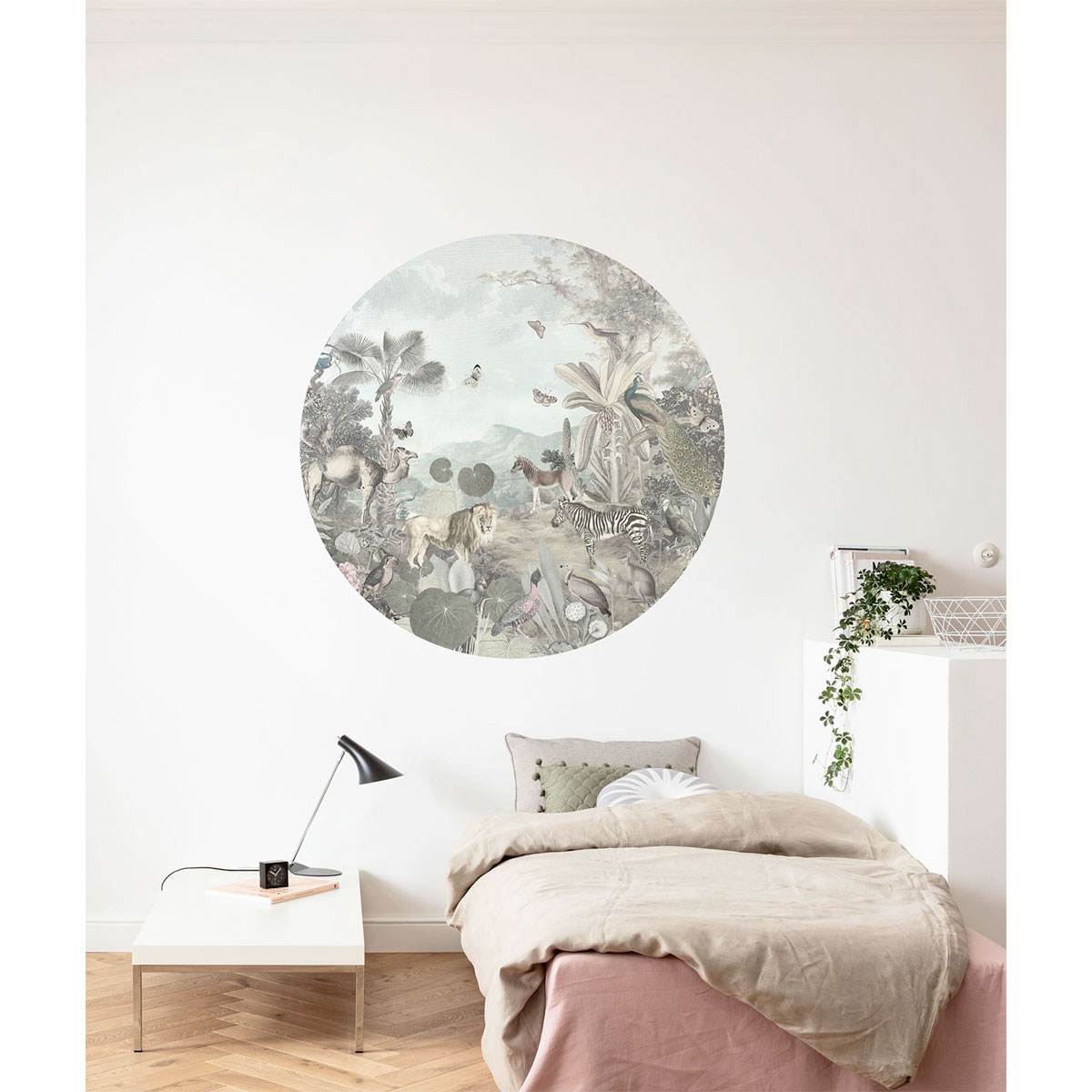 Komar  Selbstklebende Vlies Fototapete rund Utopia Durchmesser 125 cm