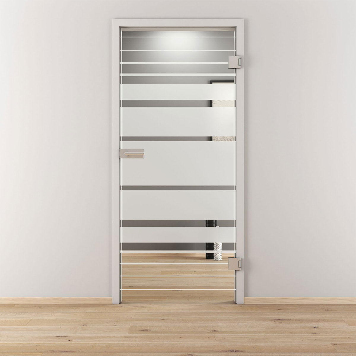 Novadoors Glasdrehtür NOVA 509 mattiert 95,9 x 197,2 cm Rechts Bild 2