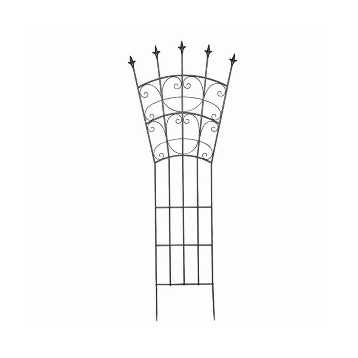 Rankgitter Madison 60x156 cm Metallanthrazit unterverzinkt