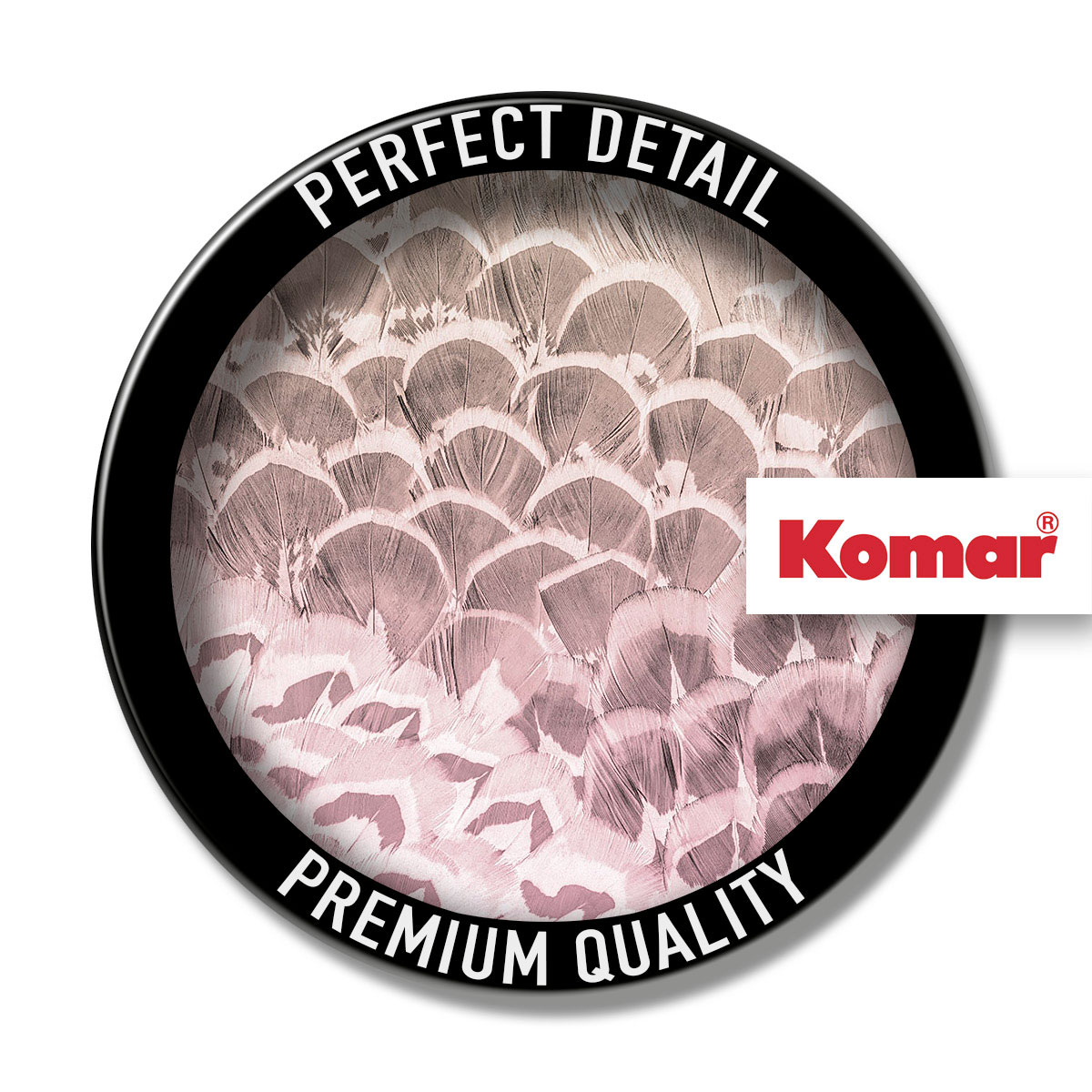 Komar  Vlies Fototapete Pale Feathers 200x250 cm Bild 5