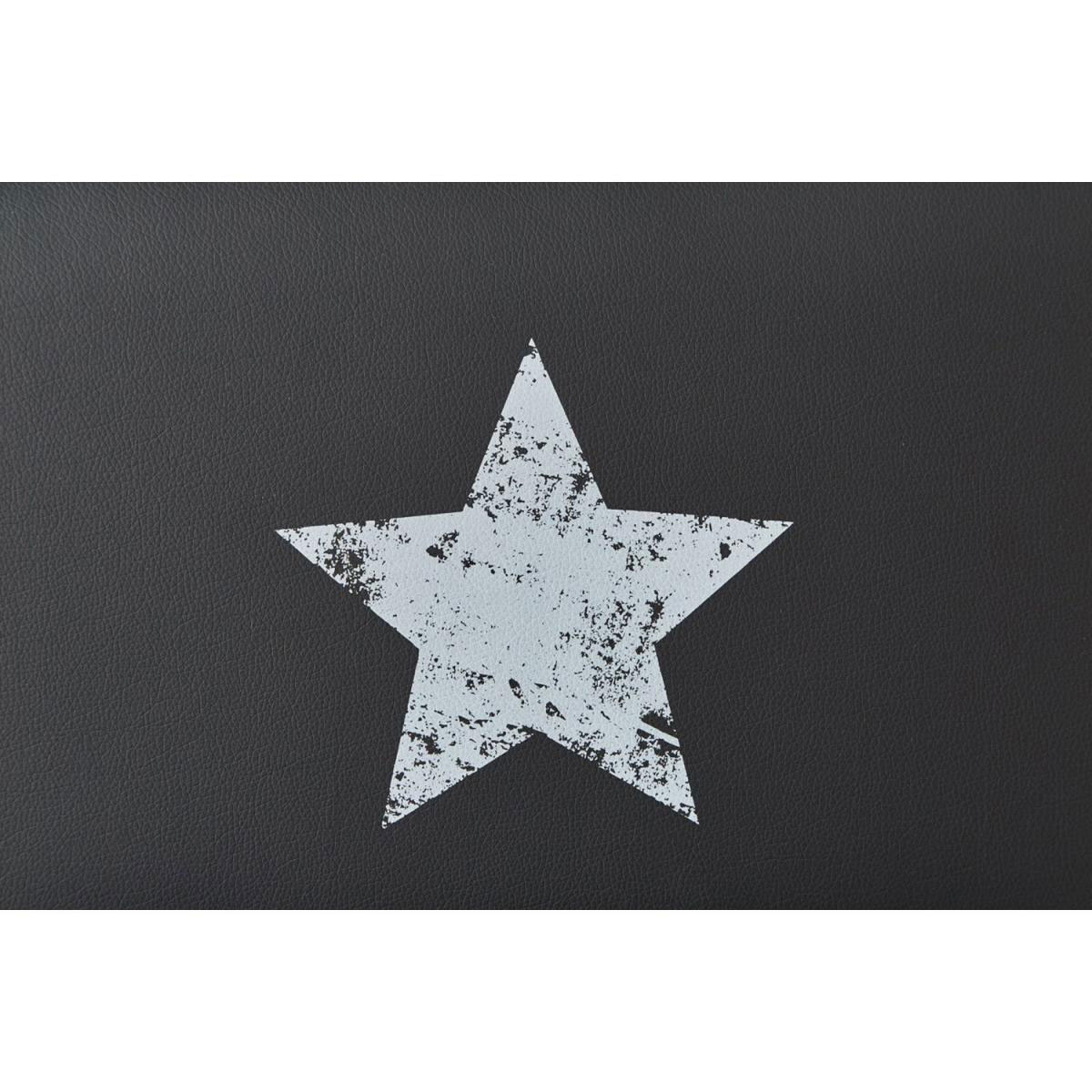 Schuhbank mit Sitzkissen Stern ca 78 x 48 x 30 cm Bild 4