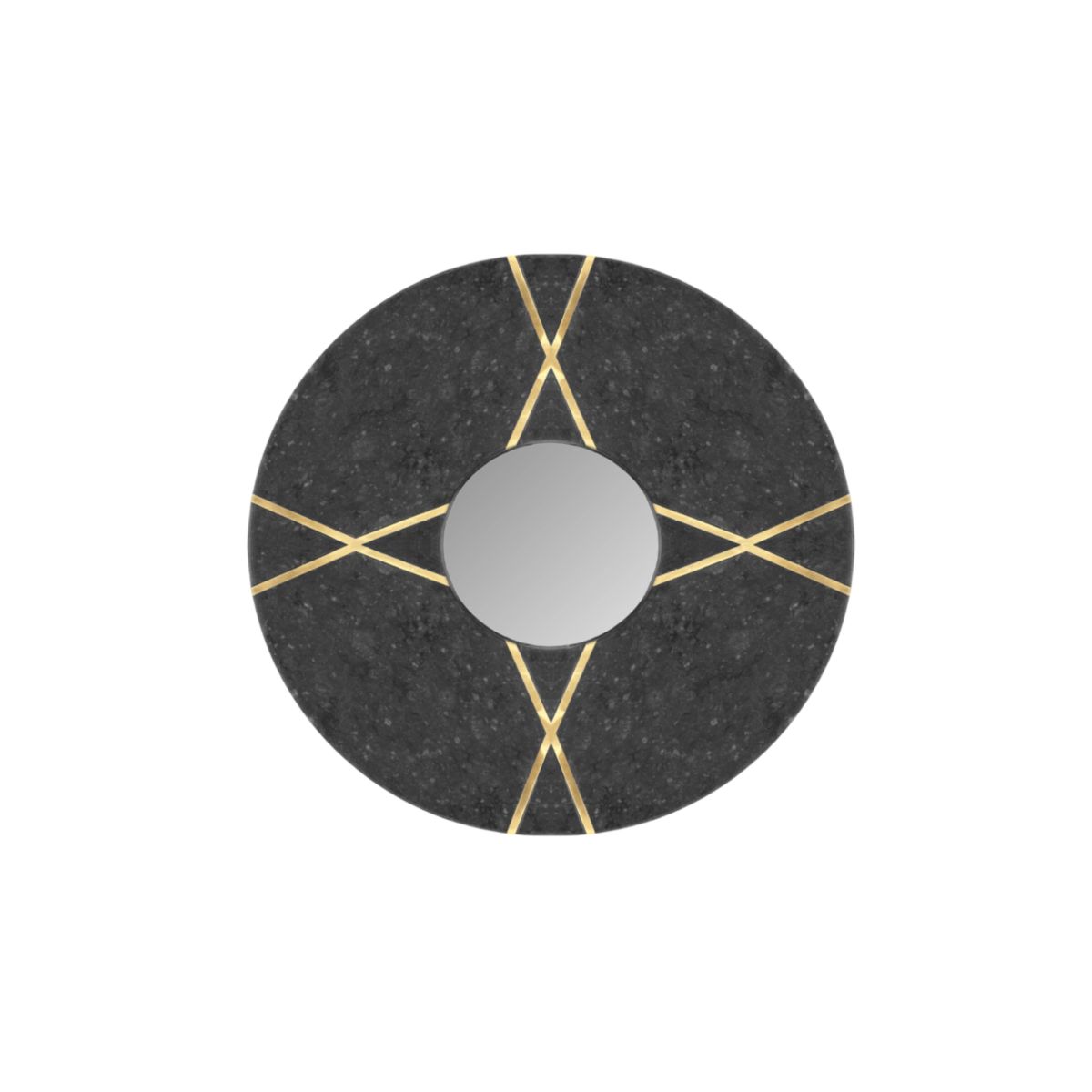 Wandspiegel Dexter 125 schwarz