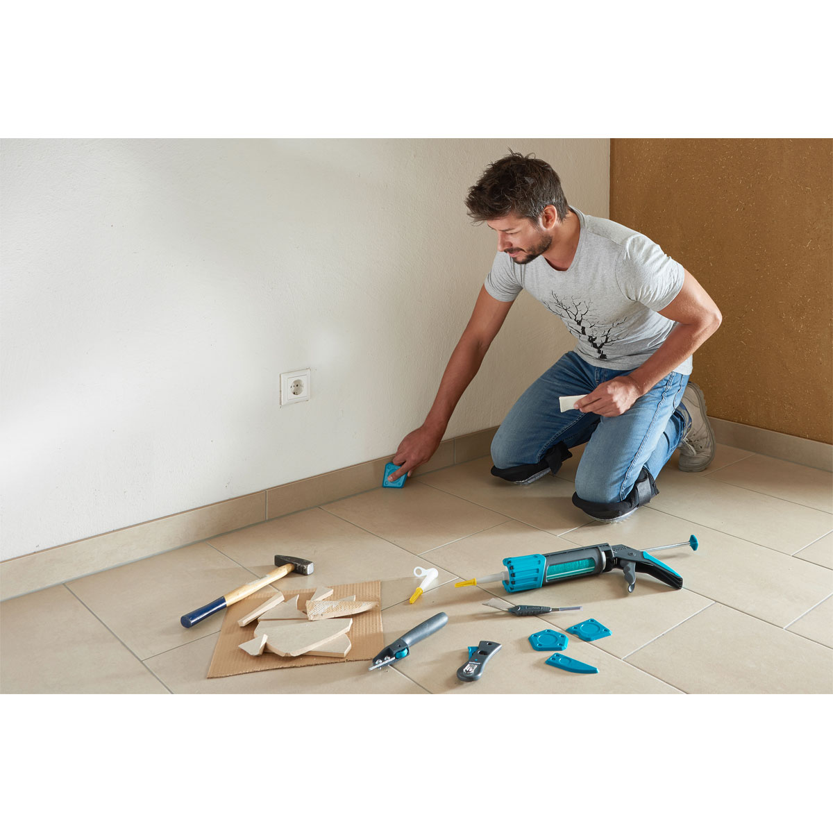 Wolfcraft  Fugenglätter-Set SP 100 4- teilig  Bild 3