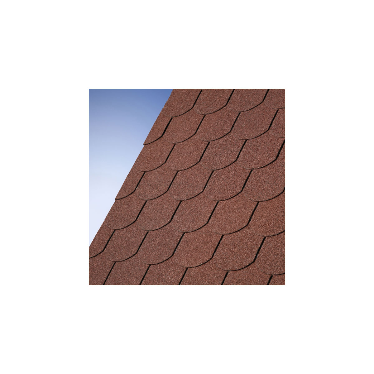 Karibu  Schindeln Biberschw dunkelrot 3 m²