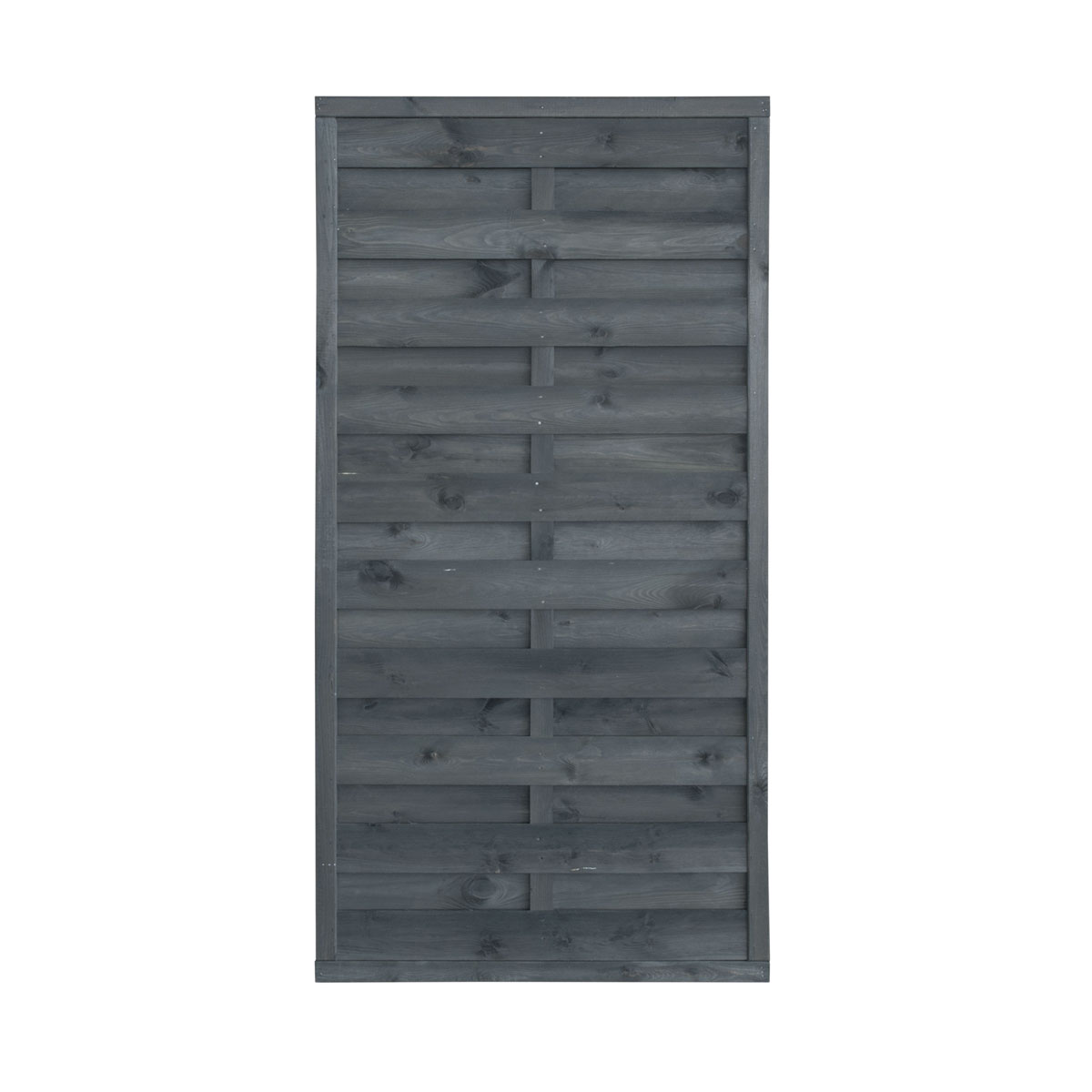 Dichtzaum 90 x 180 cm glatt Kiefer dunkel- grau gebeizt Bild 1