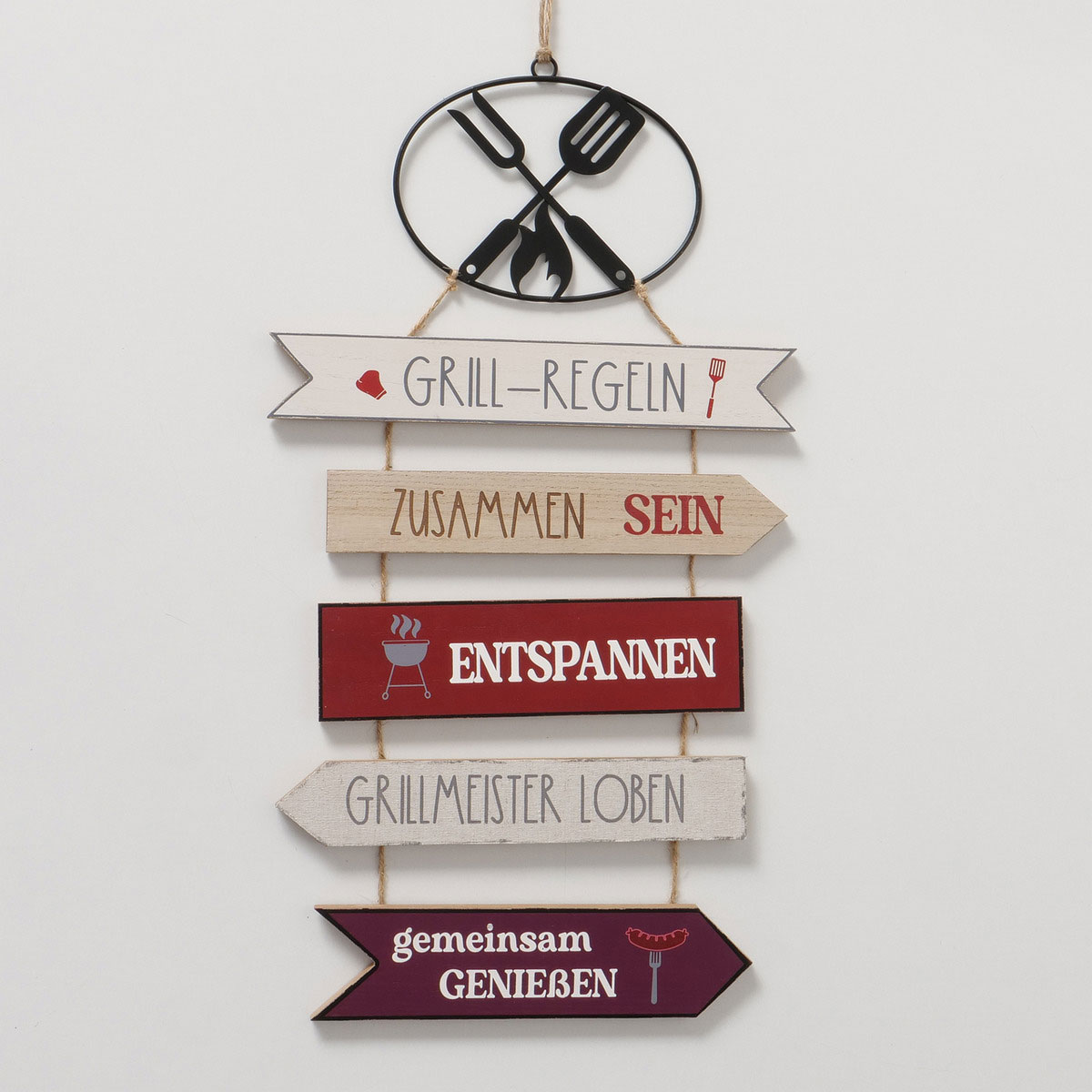 Schild Grill 30x45 cm Bild 1