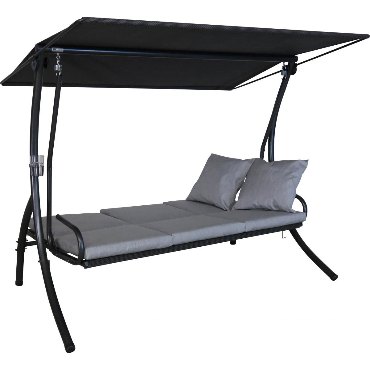 Angerer Freizeitmöbel GmbH  Hollywoodschaukel 3-Sitzer Elegance Sun Granit Bild 2