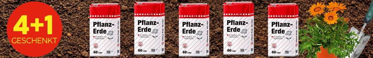 4+1 Pflanzerde Aktion
