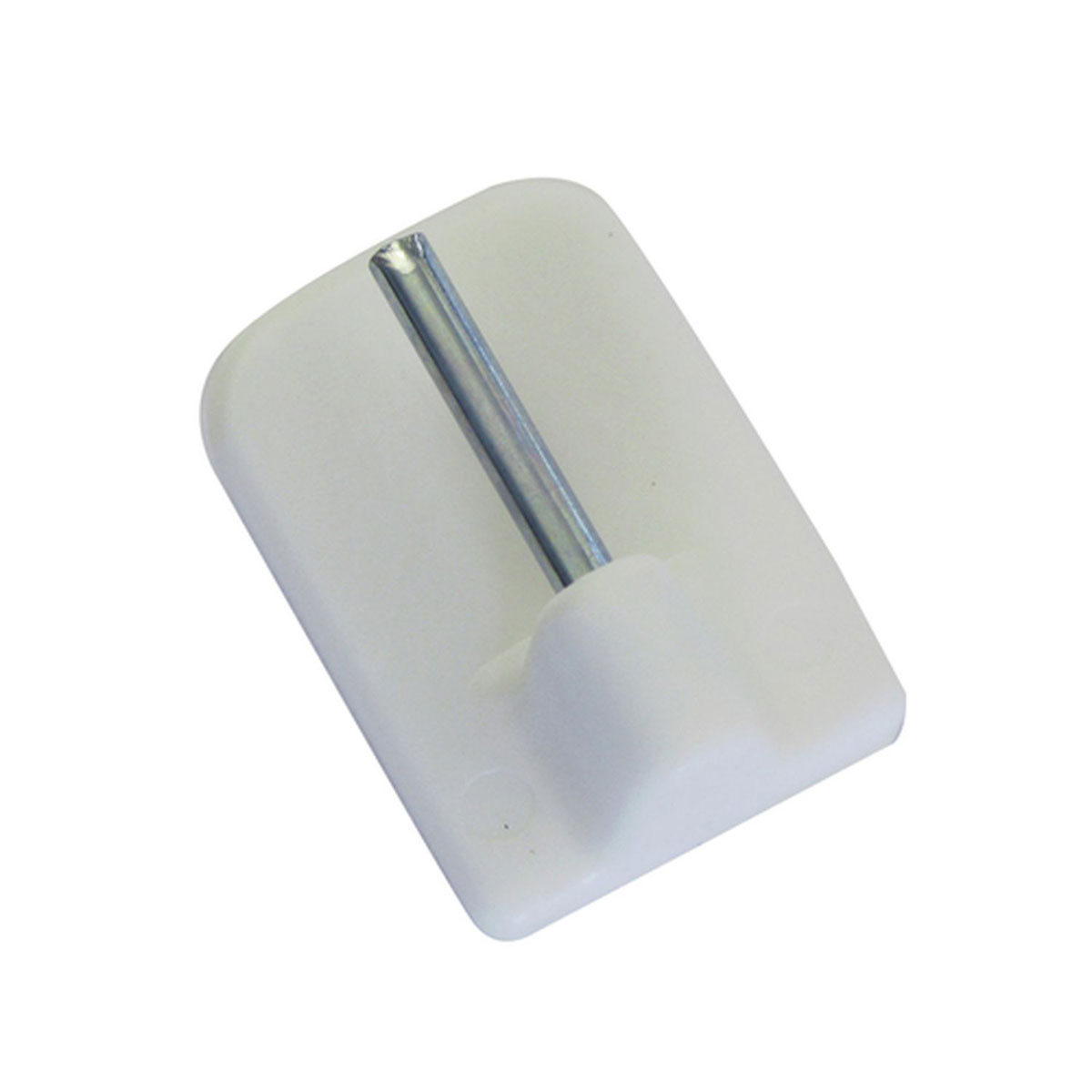 Gardinia Klebehaken für Vitragestange Höhe 11 mm weiß