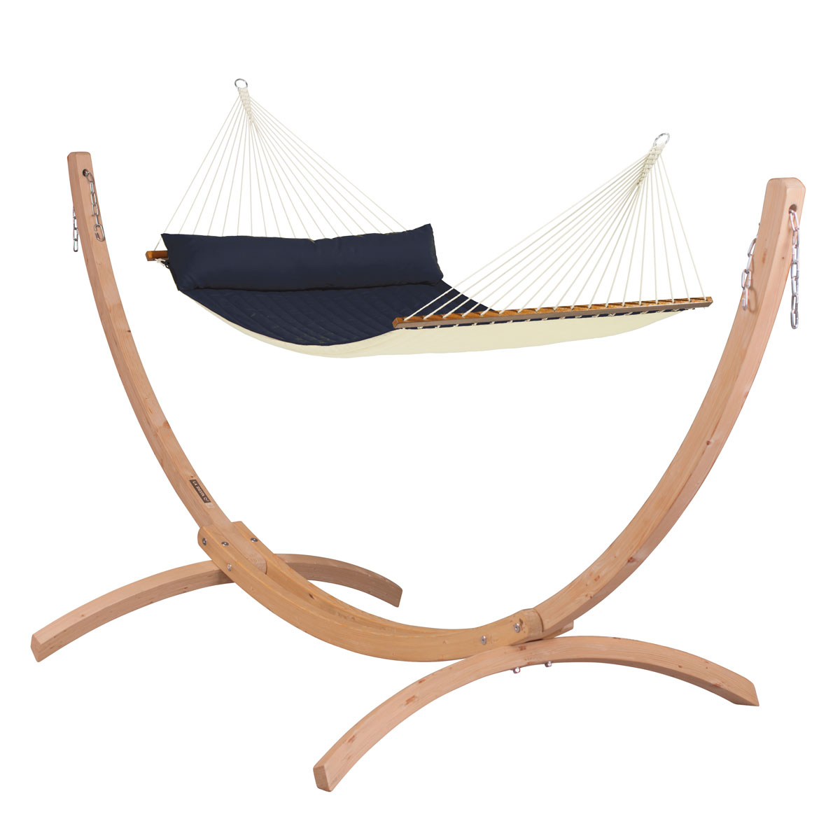 La Siesta Gefütterte Kingsize-Stabhängematte Alabama Navy Blue Bild 5