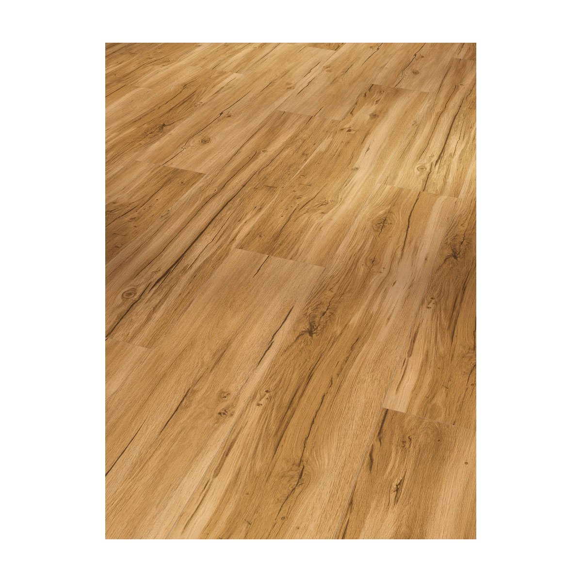 Parador Vinylboden Basic 5.3 Eiche Memory Natur gebürstete Struktur 22,5 x 120,9 cm