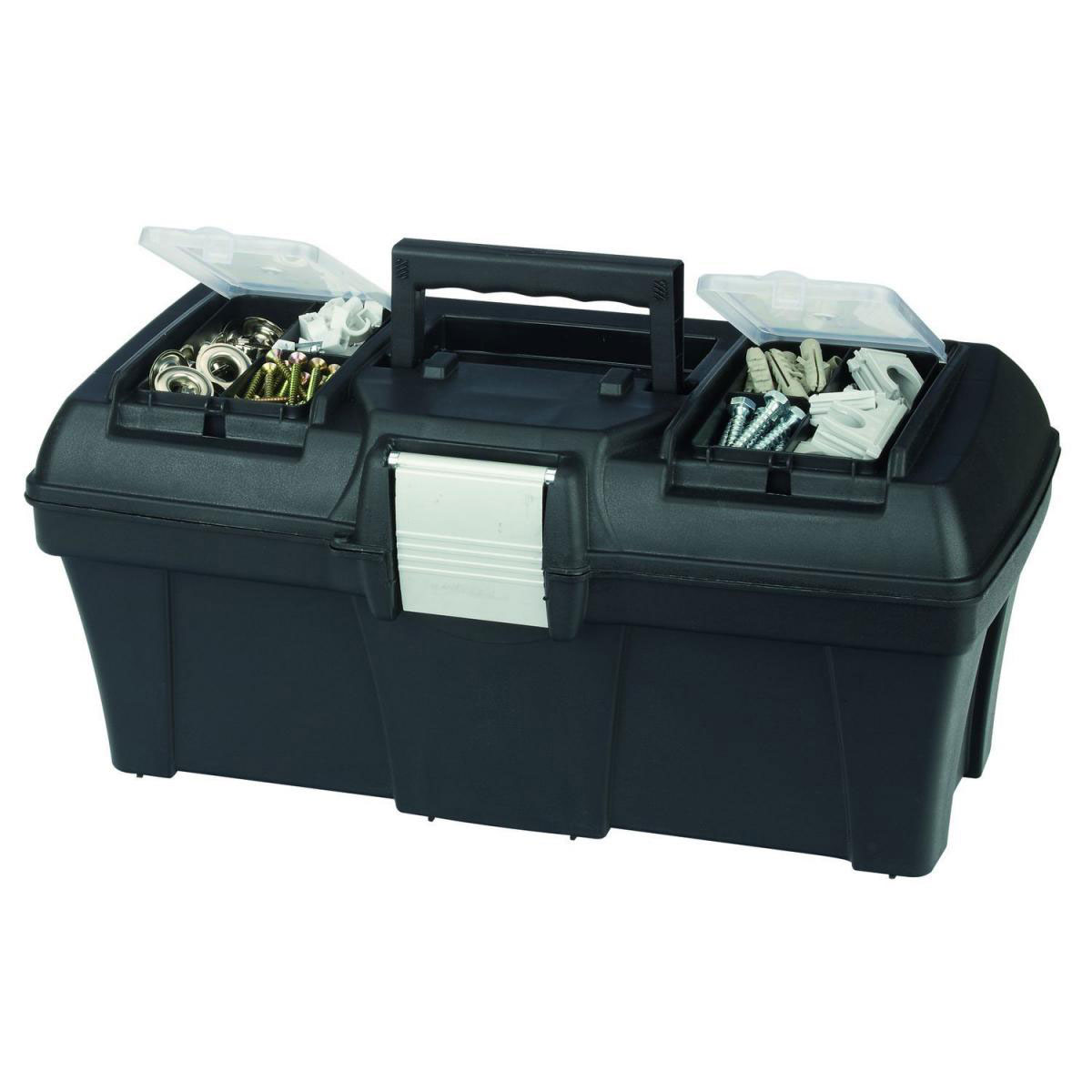 Tood Werkzeugkoffer Magnus Profi 16 39 x 18,5 x 20 cm schwarz