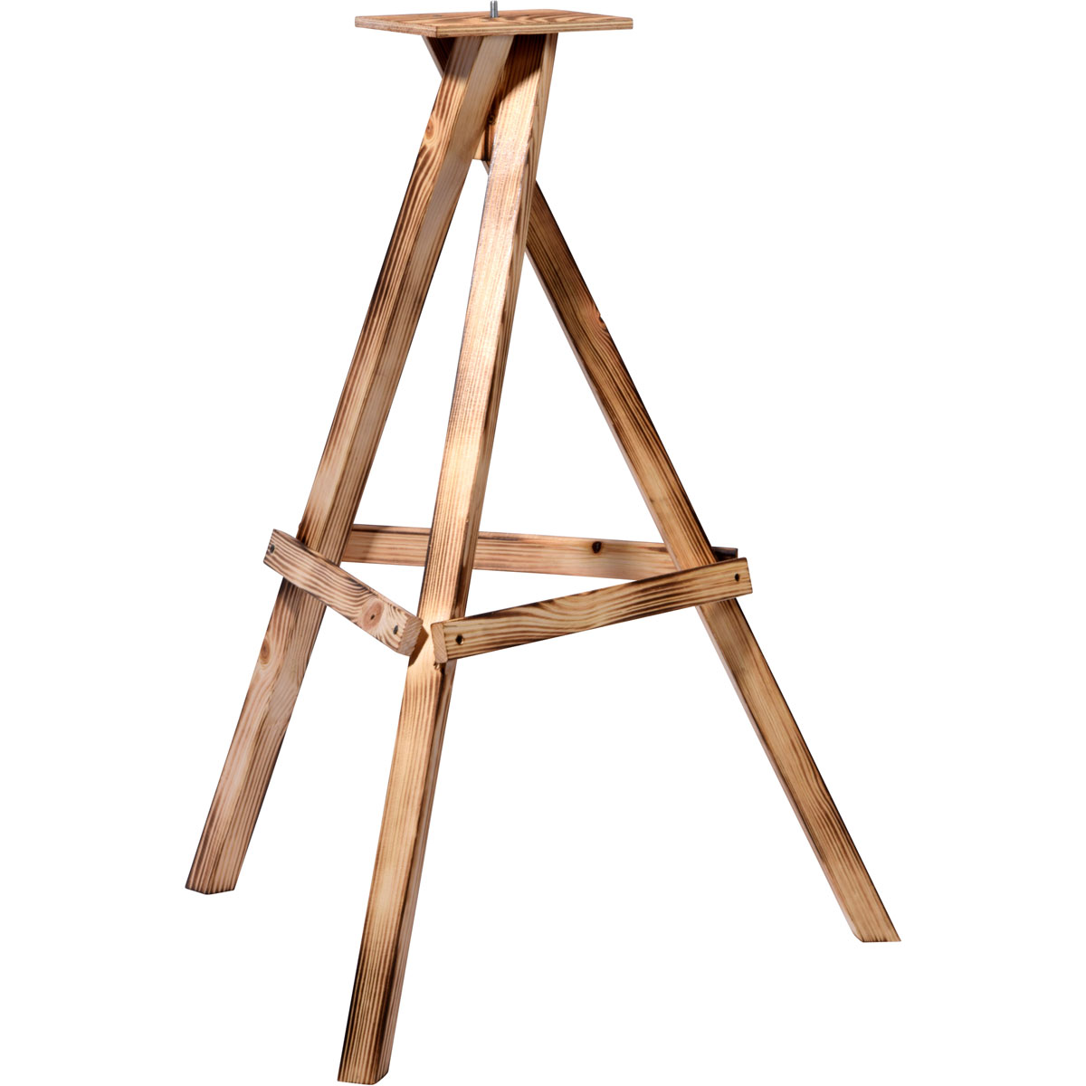 dobar Vogelhausständer 60 x 90 x 60 cm braun geflammt