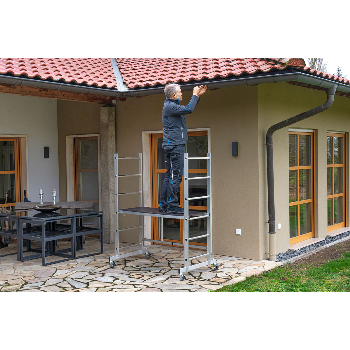 Krause Faltgerüst CORDA mit Fahrrollen Bild 4