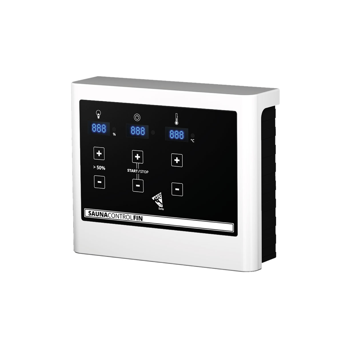 Karibu Saunahaus Mikka 38 mm 9 kW Ofen externe Strg Milchglastür Bild 9