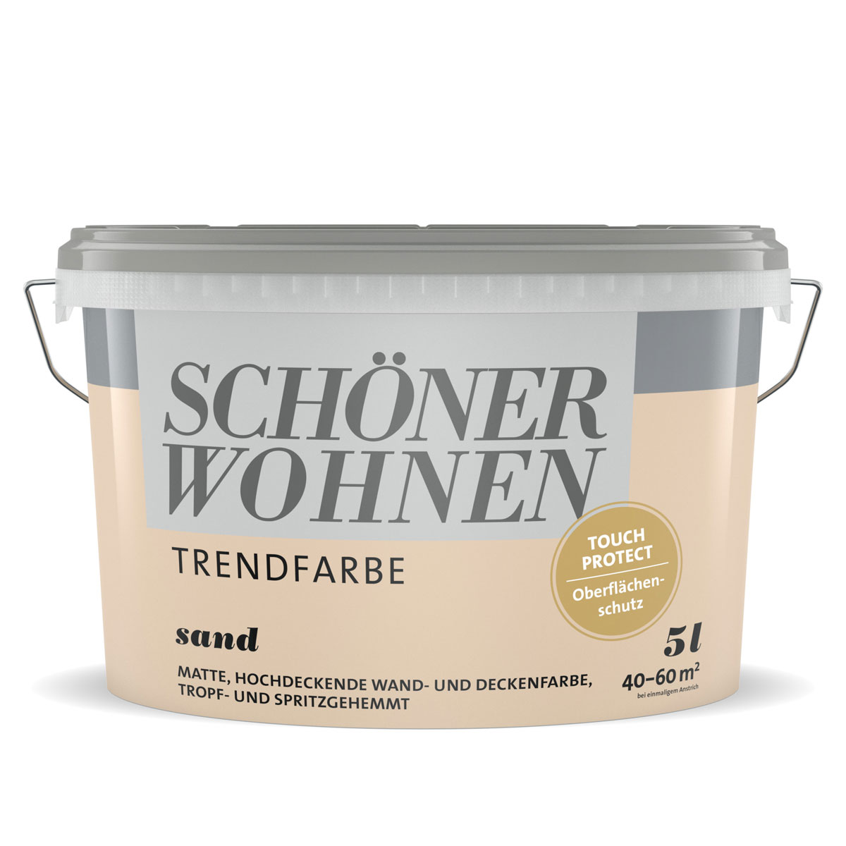 Schöner Wohnen Farbe  Wandfarbe Trendfarbe sand 5 Liter
