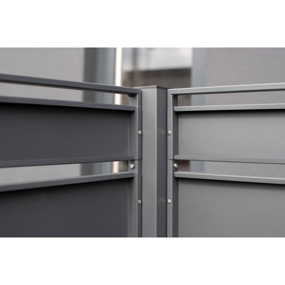 Westmann Mülltonnenverkleidung Planum 5x 240 L 1er Box 90x410x150 cm Bild 4