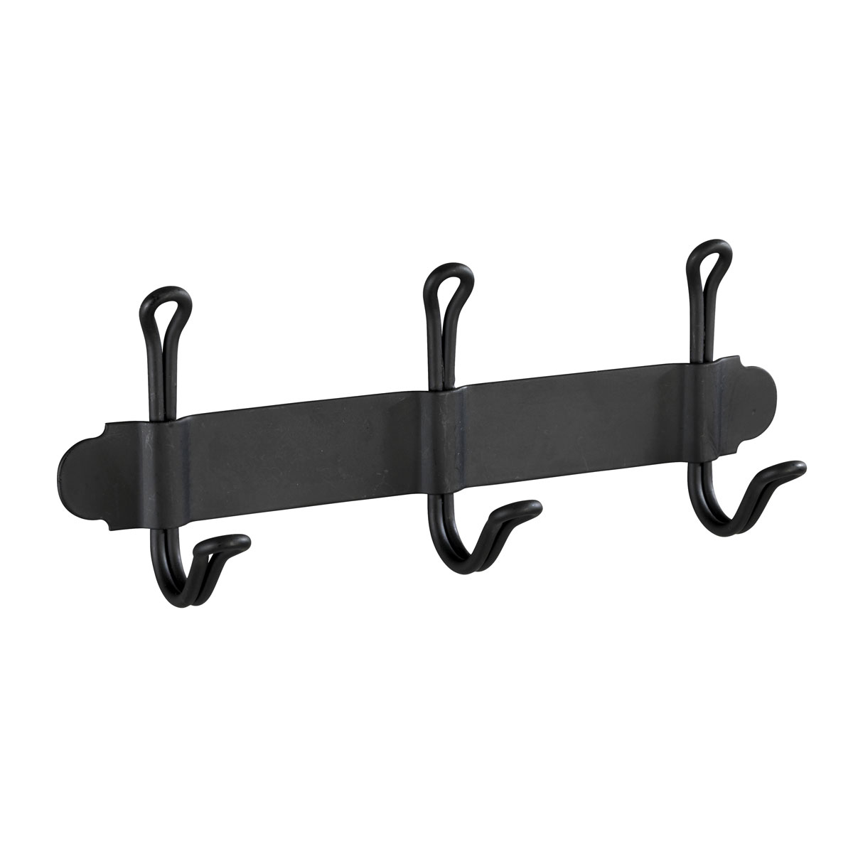 Wenko Hakenleiste Nostalgie Trio schwarz Bild 2