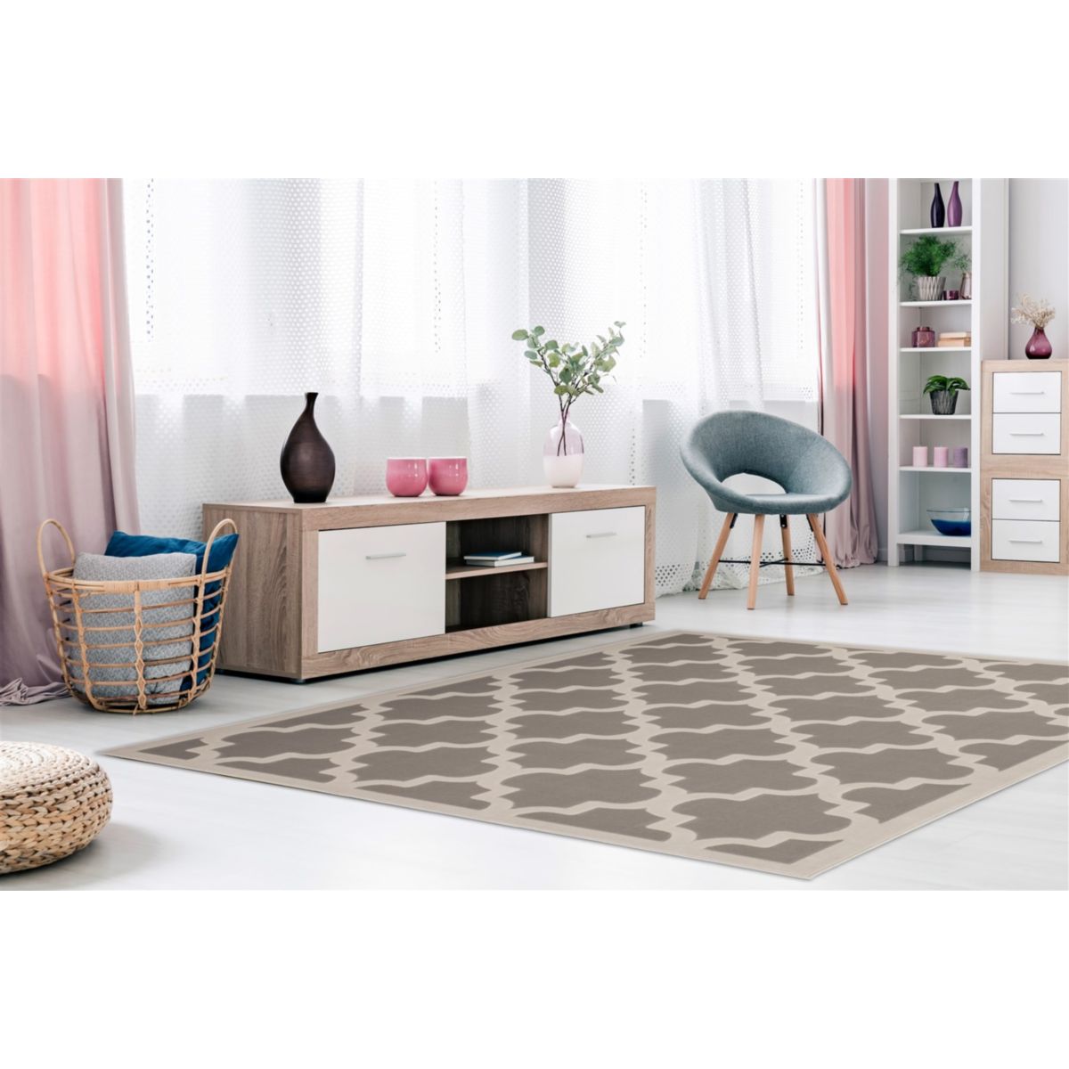 Manolya 2097 Taupe 80cm x 150cm Bild 2