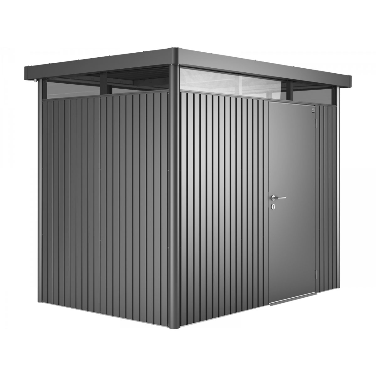 Biohort Gerätehaus HighLine Größe H2 275 x 195 x 222 cm Standardtür Bild 1