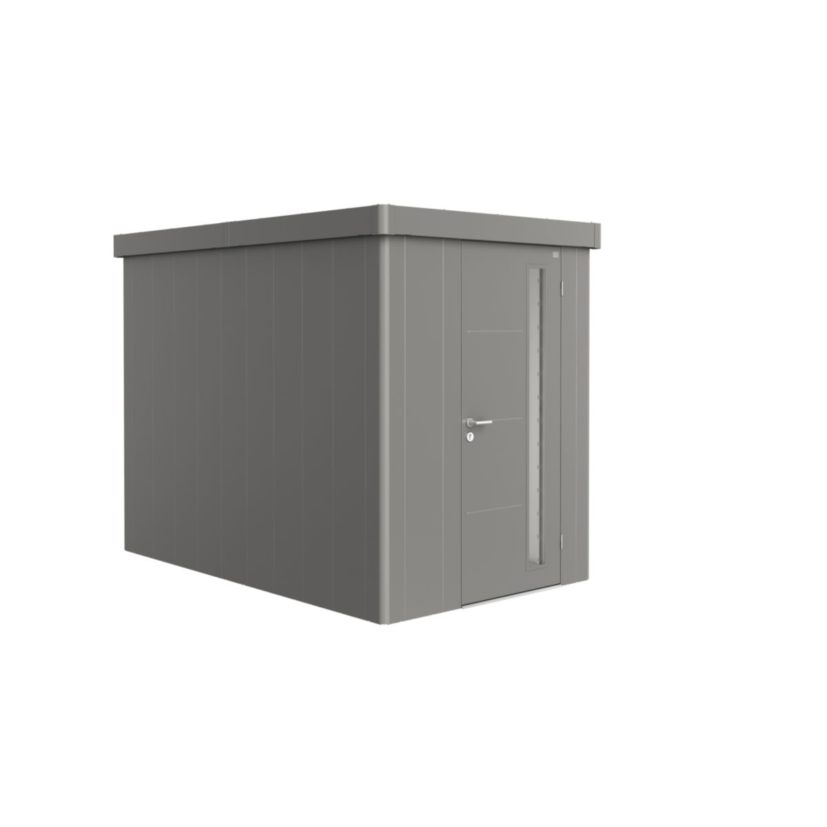 Biohort Gerätehaus Neo 3A Standardtüre quarzgrau-metallic