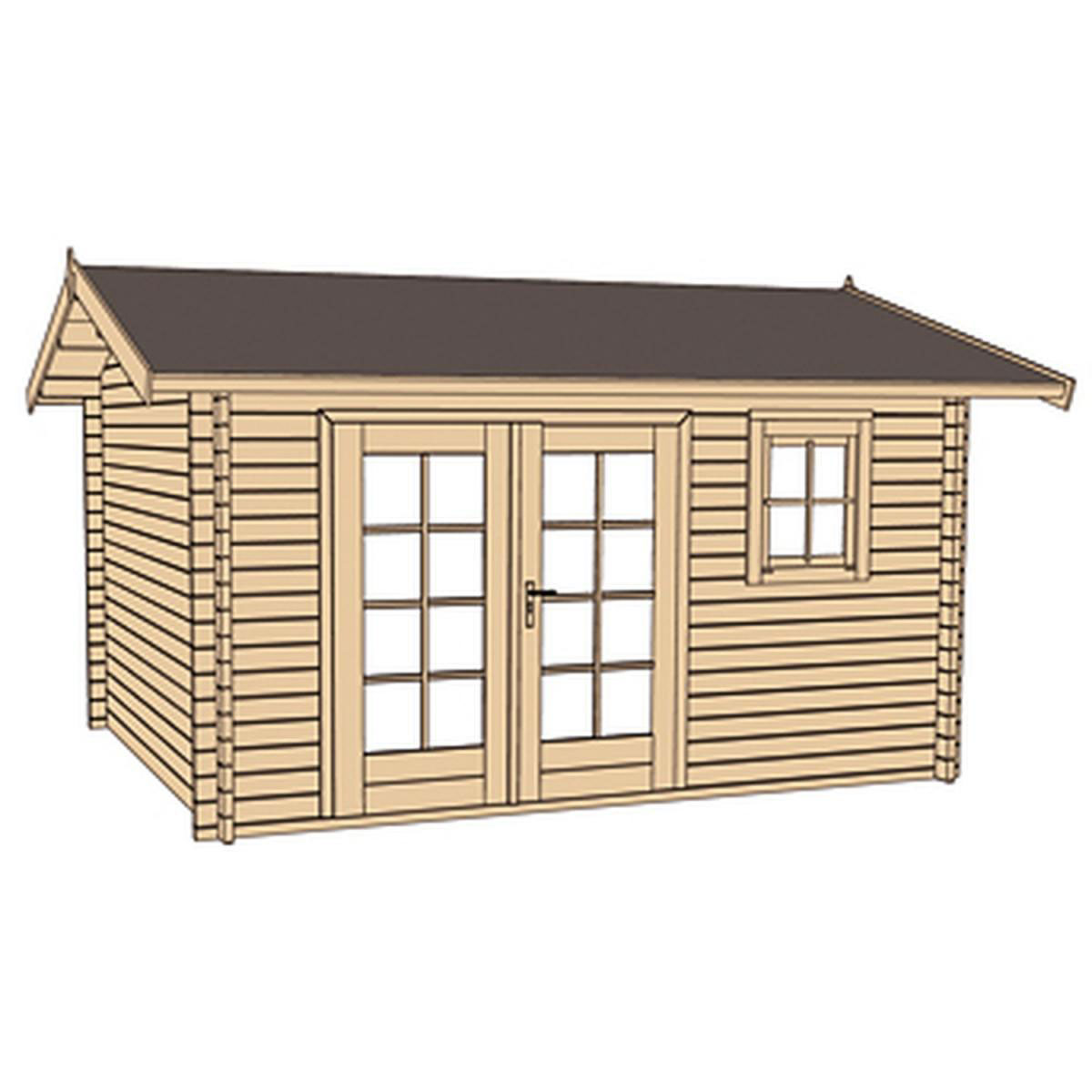 Weka Gartenhaus 163 410 x 380 x 268 cm Bild 3