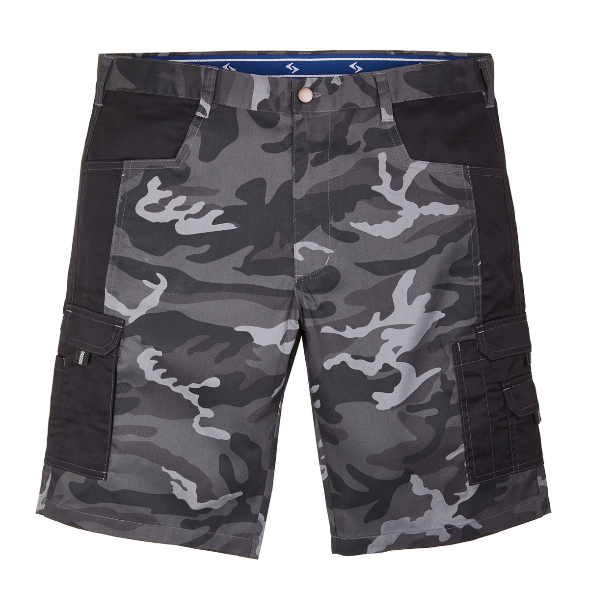 Scheibler Shorts Camouflage anthrazit Größe XL
