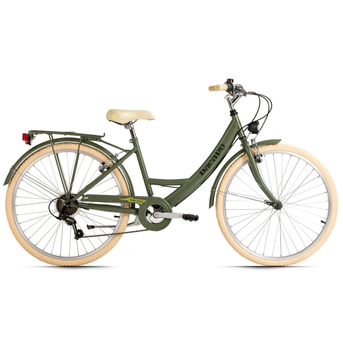 DaCapo Damenfahrrad 26'' Toscana Grün Oregano 6 Gänge RH 41 cm