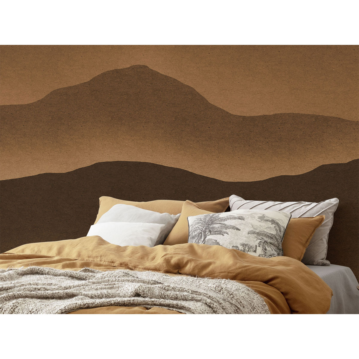 Komar  Vlies Fototapete Macchiato Mountains 300x250 cm Bild 8