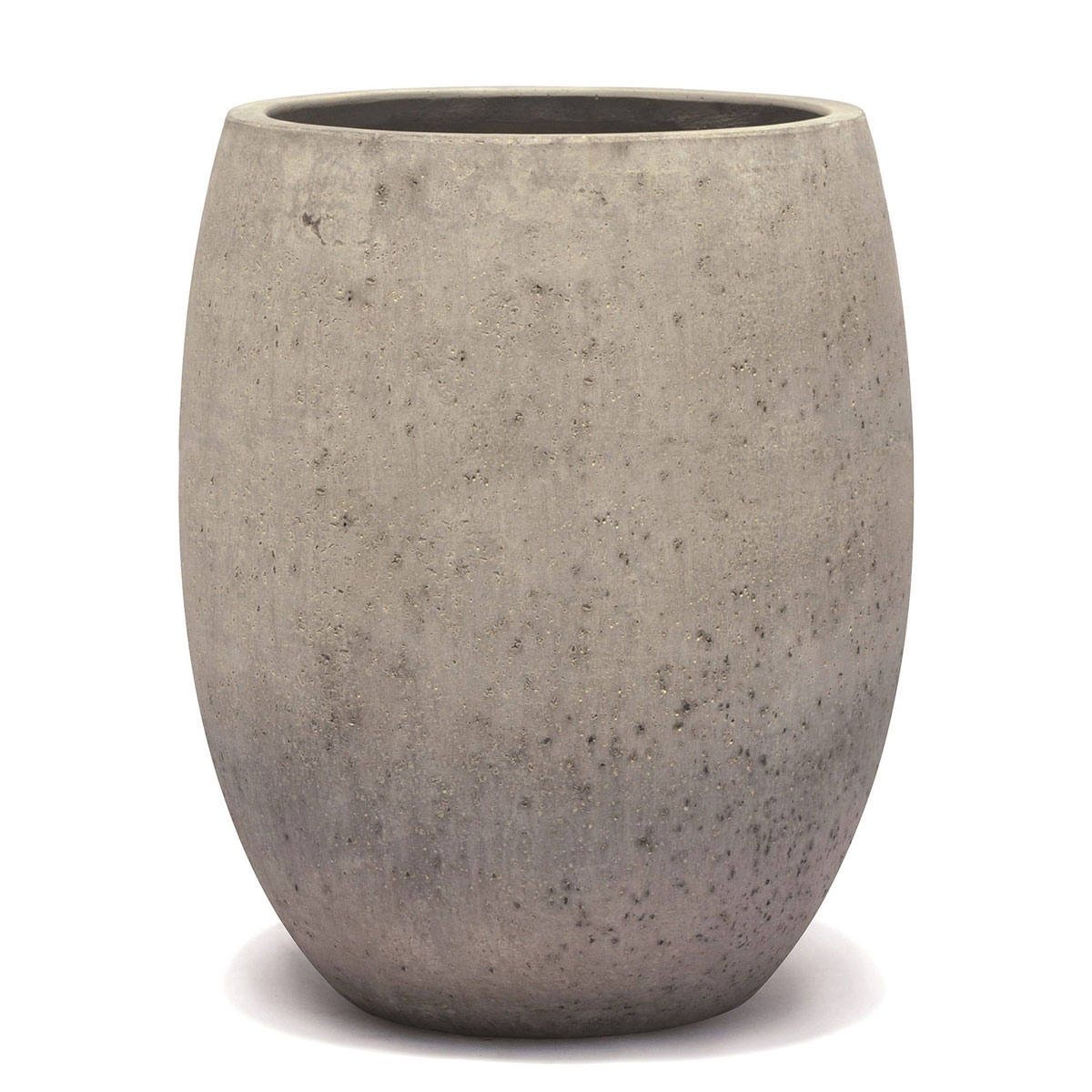 Haveson Pflanzgefäß Balloon Rough hoch Durchmesser 28 x 36 cm grau