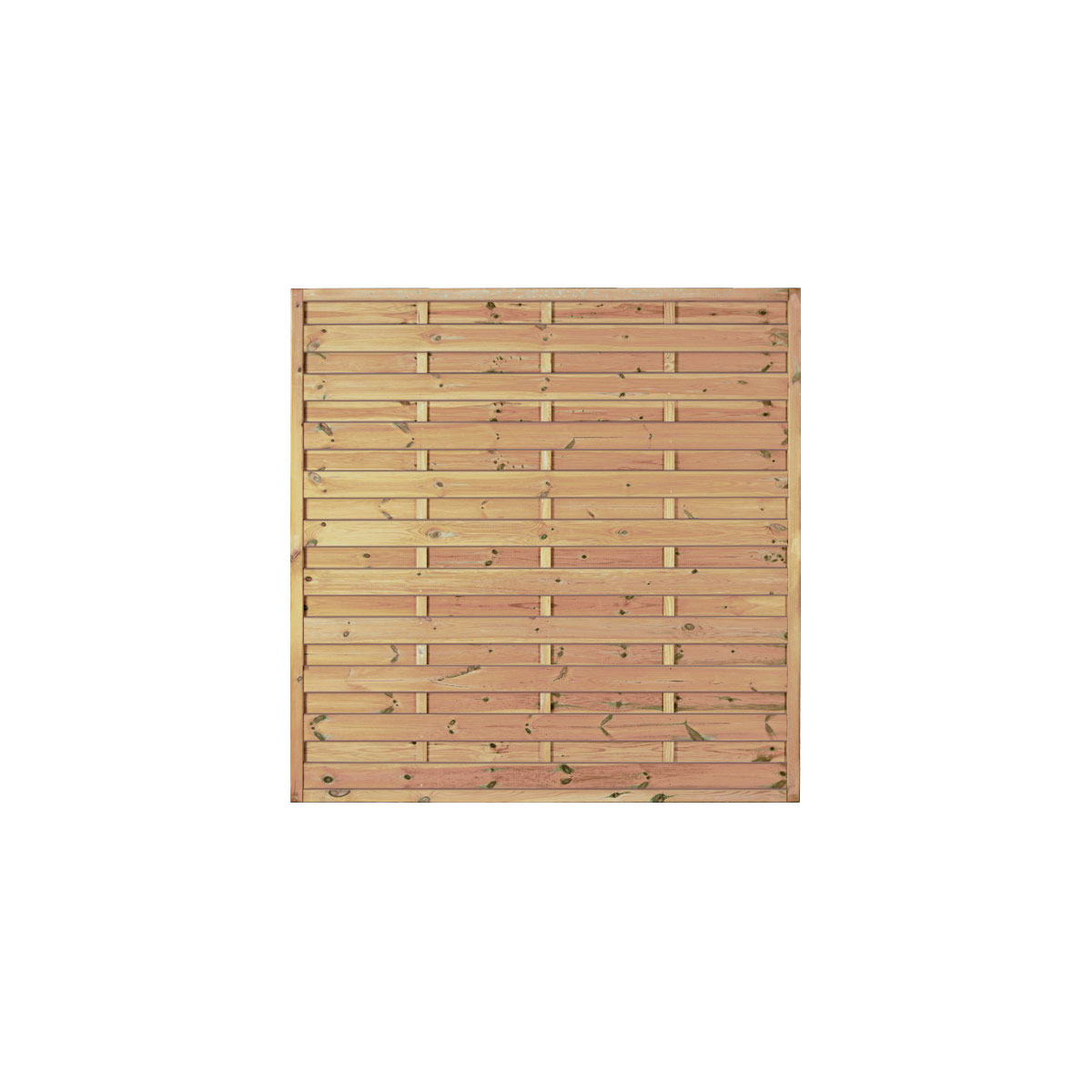 TETZNER & JENTZSCH Zaunserie „Maxi-Massiv“, grün, 180 x 180 cm, Rahmen 45/45 mm