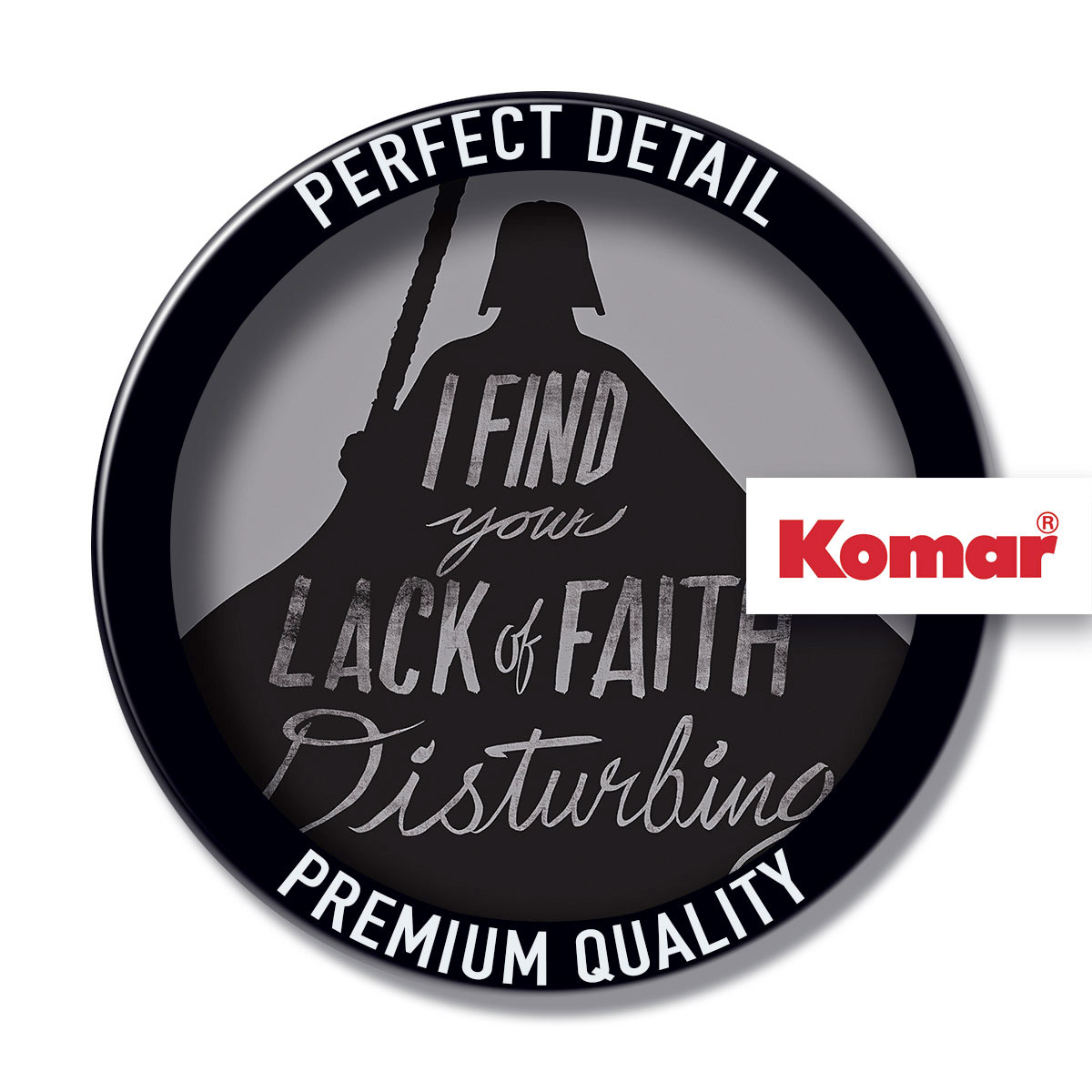 Komar  Wandbild Star Wars Silhouette Quotes Vader 50x70 cm Bild 3