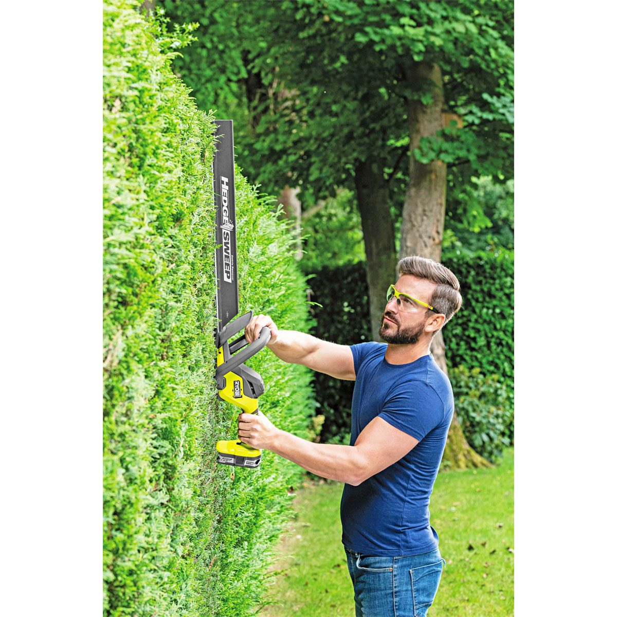 Ryobi Akku-Heckenschere RY18HT55A-0 55 cm o Akku u Ladegerät Bild 3