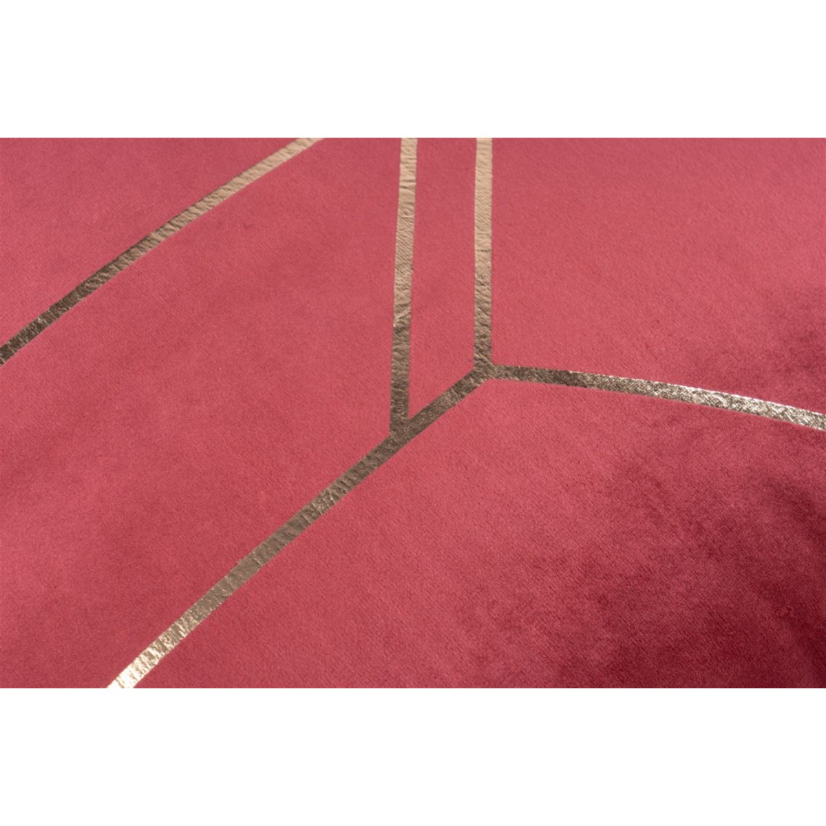 Dekokissen & Decke Prisma 125 2er-Set Rot / Gold Bild 6