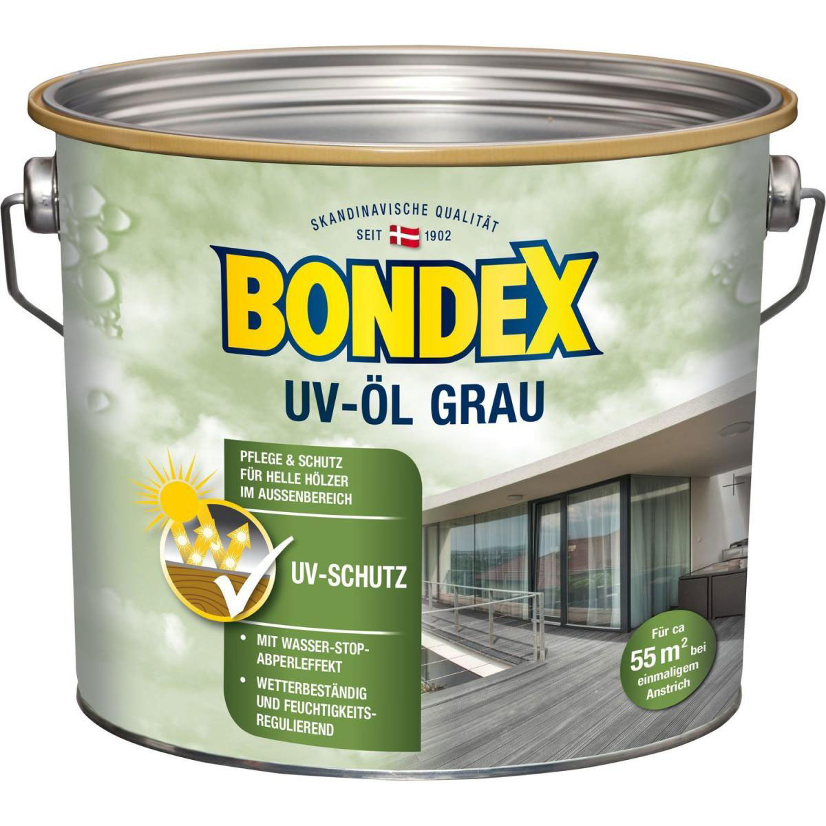 Bondex UV-Öl Grau 2,5 L