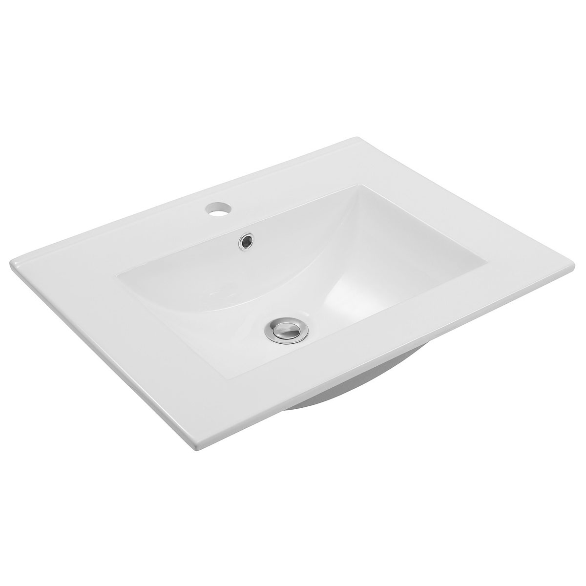 Badmöbel-Set „Amy 60“, 60cm, weiss, Soft-Close, LED-Beleuchtung, ohne Hochschrank Bild 5