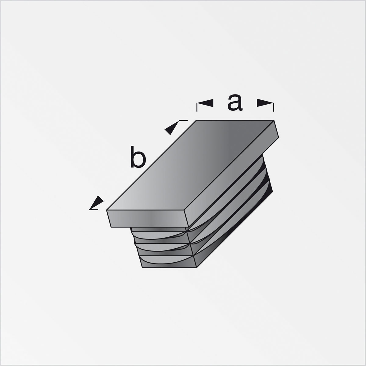 MyTool Lamellenstopfen rechteckig 2 Stück Bild 2