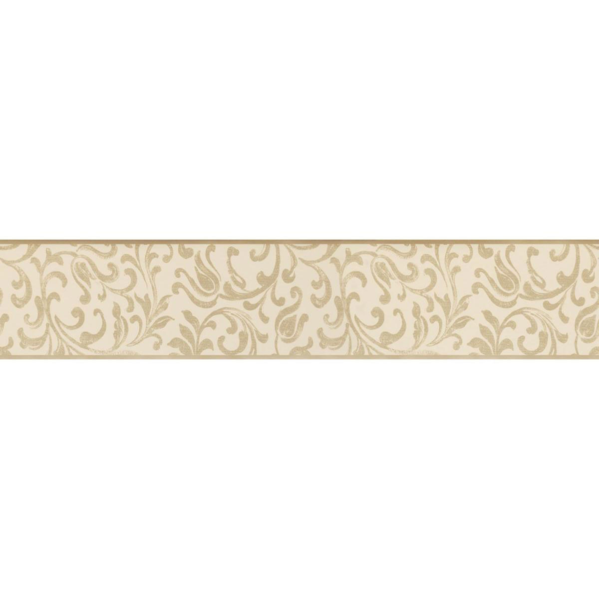 Selbstklebende Borte Ranke gold