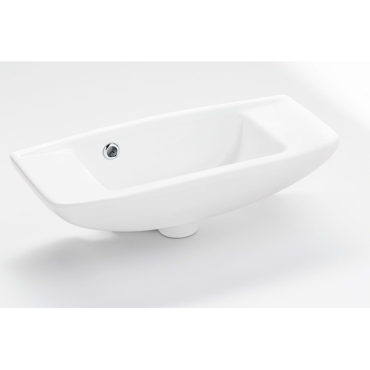 Cornat Handwaschbecken Ronda clean HWB 50 x 22 o.Hahnl weiß Bild 2