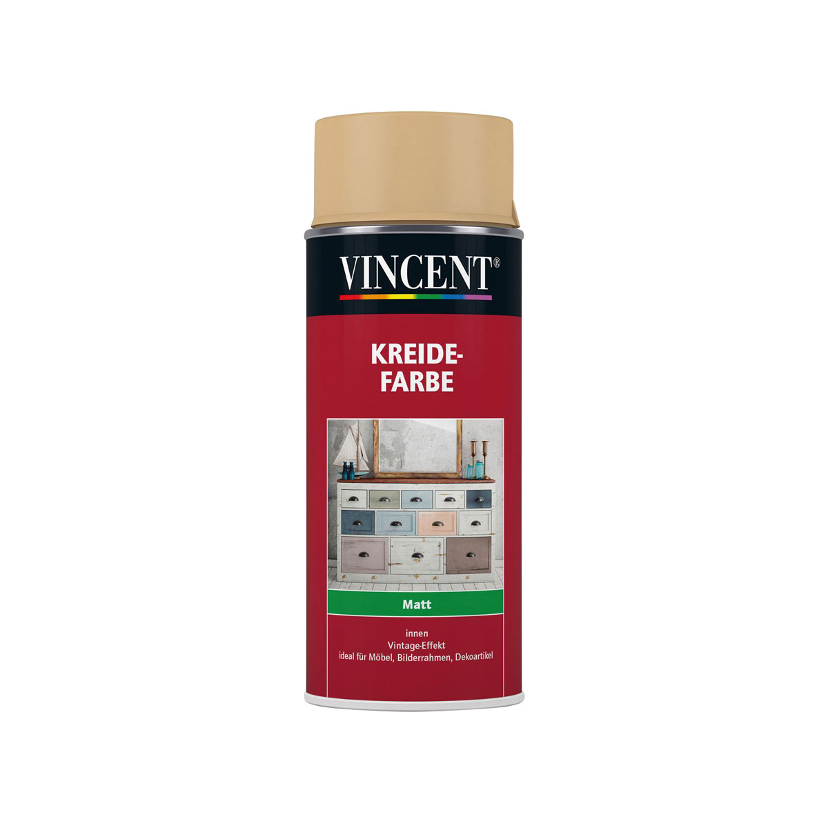 Vincent Kreidefarbe urbanbeige matt 0,4 L