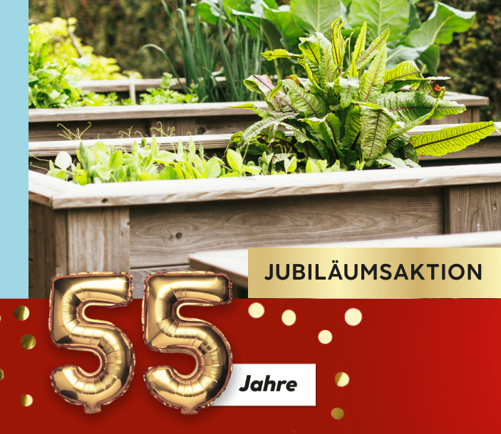 Rabatt-Gutschein beim Kauf eines ausgewählten Hochbeets⁴⁾