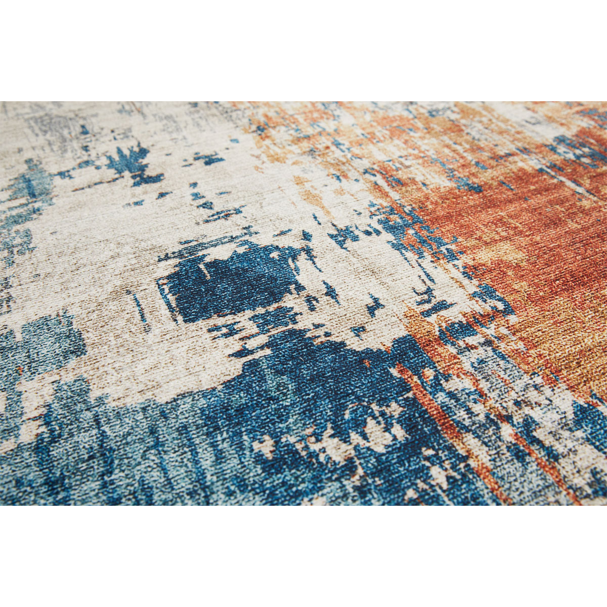 Luxor living Teppich Polino 80x150 cm blau-koralle Bild 9