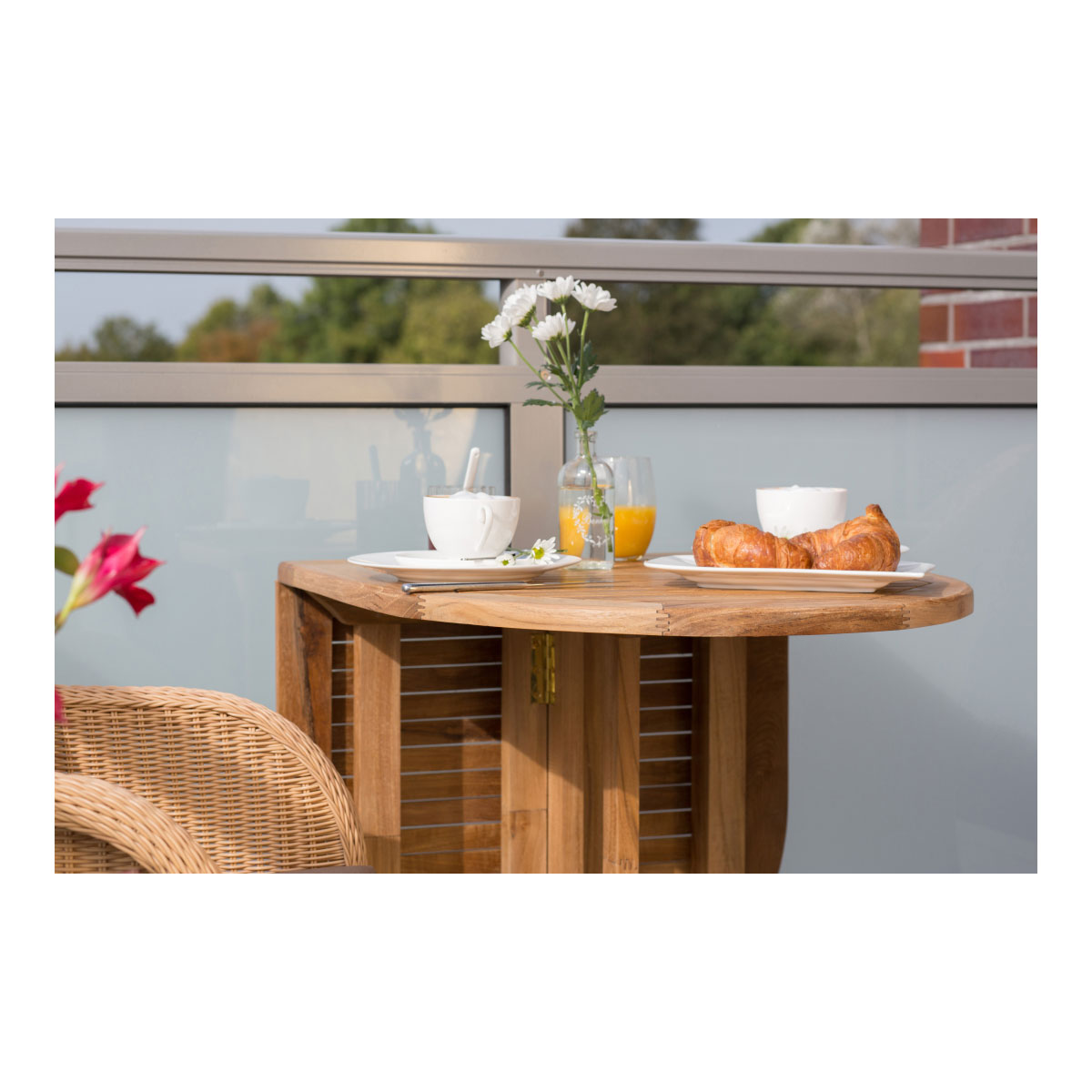 deVries Balkontisch Woodie 120 x 60 cm Bild 2