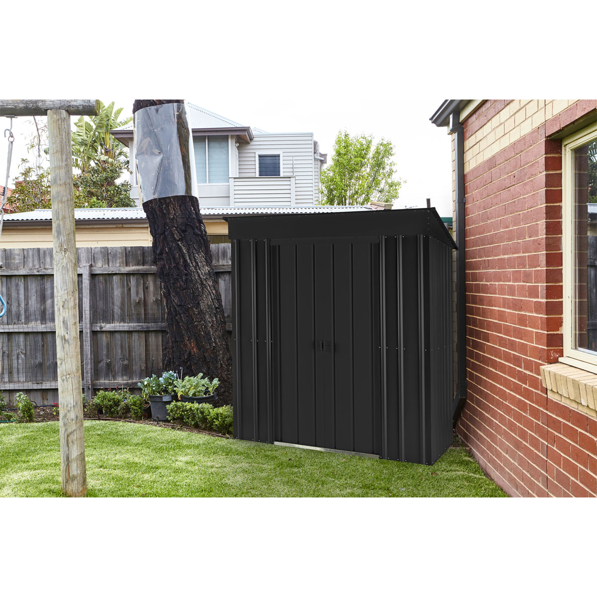 Globel Pultdach „Silikon“, 124x180cm, anthrazit