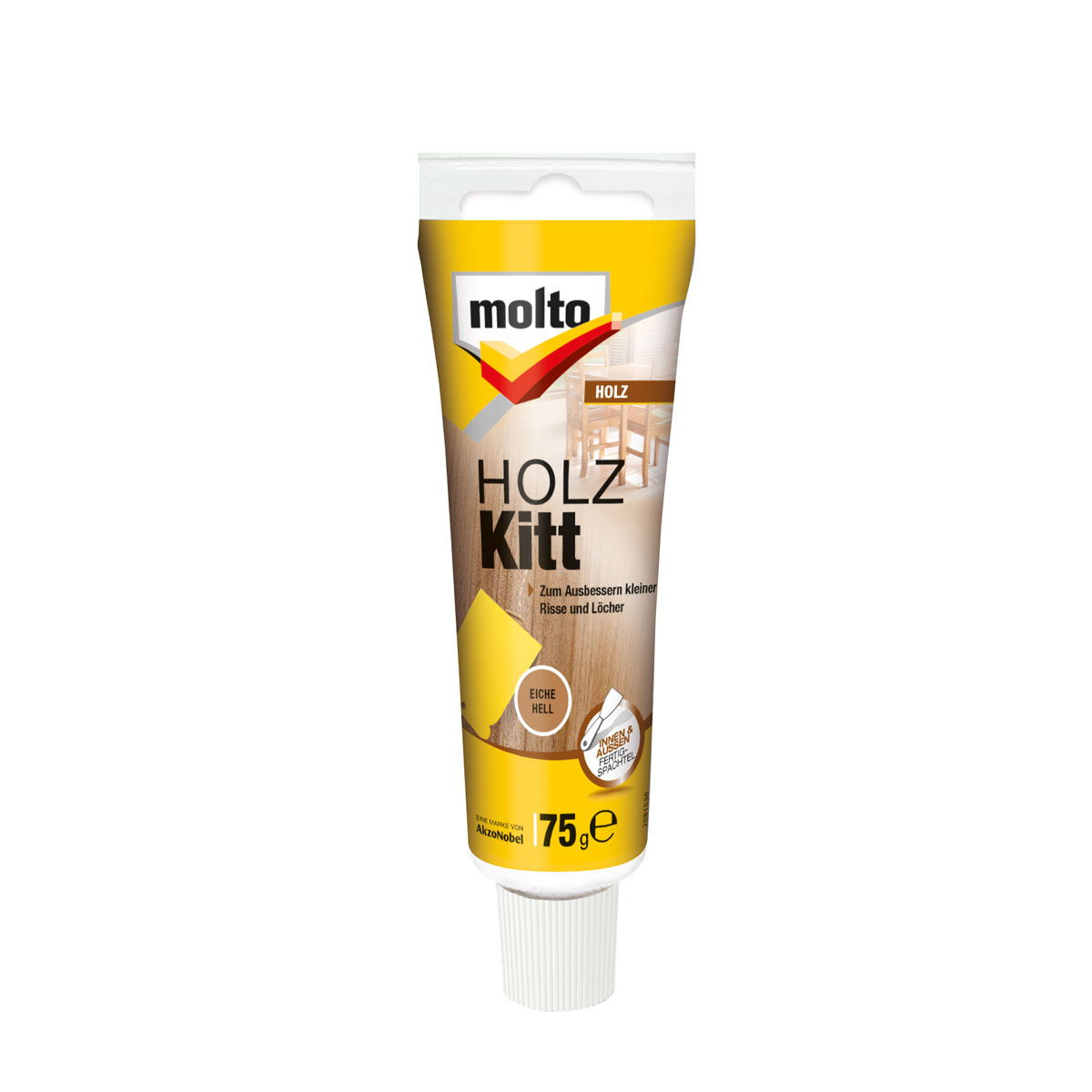 Molto Holz-Kitt Eiche hell 0,075 L