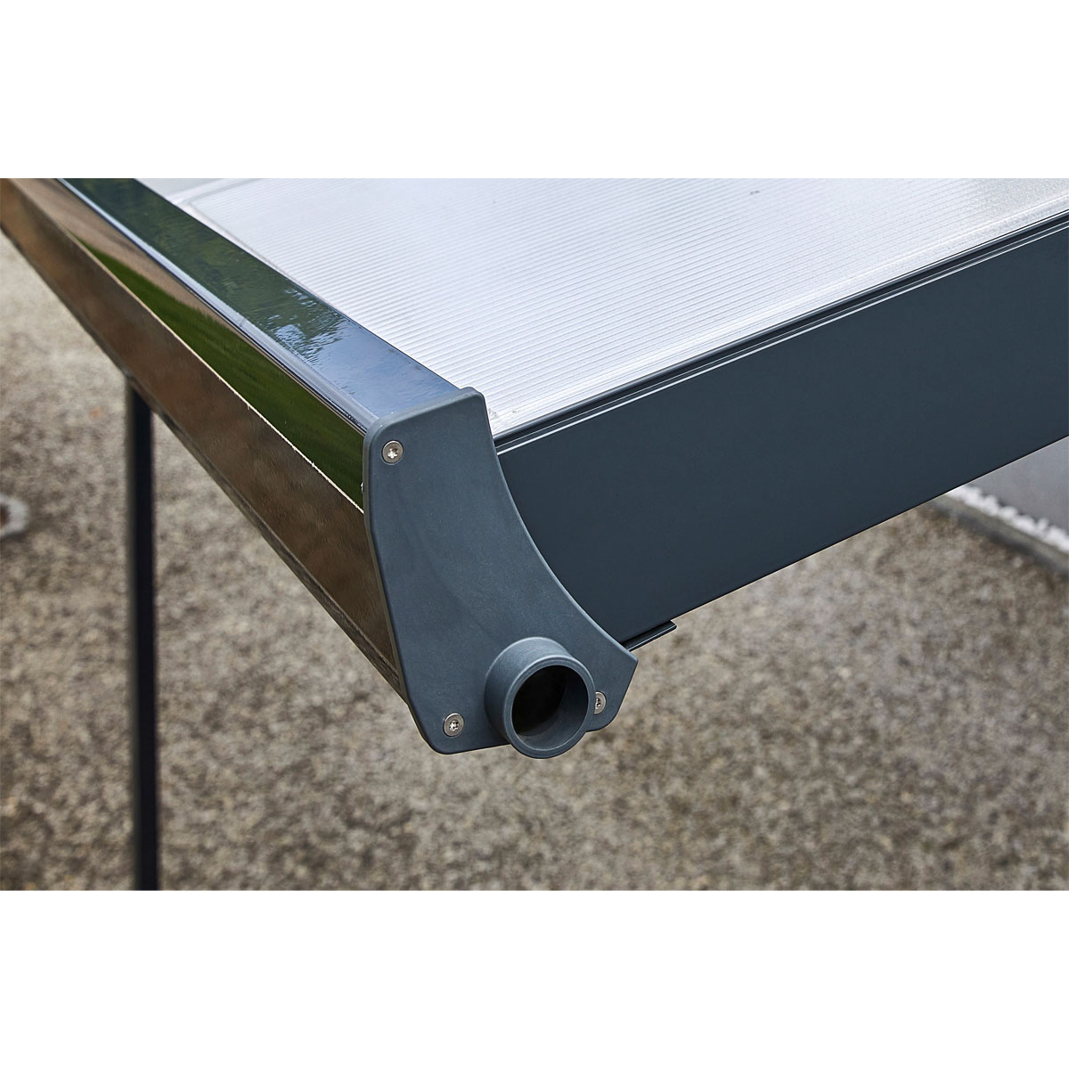 gutta Terrassenüberdachung Standard anthrazit 3,06 x 3,06 m Bild 9