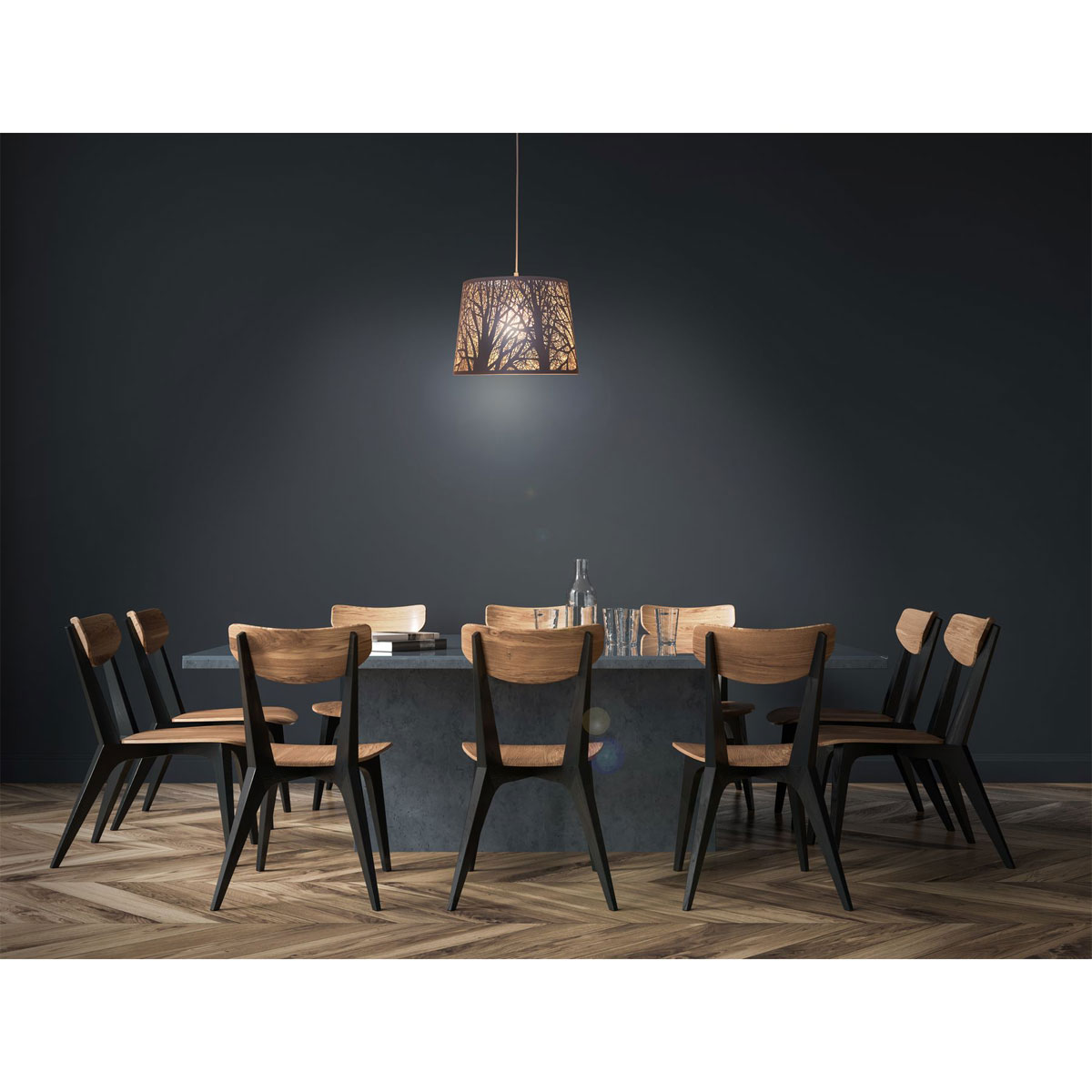 näve Pendelleuchte White Wood Bild 3