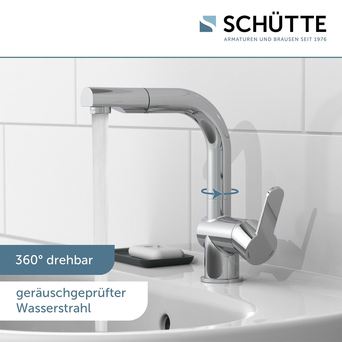 Schütte  Waschtischarmatur „London“ chrom  Bild 6