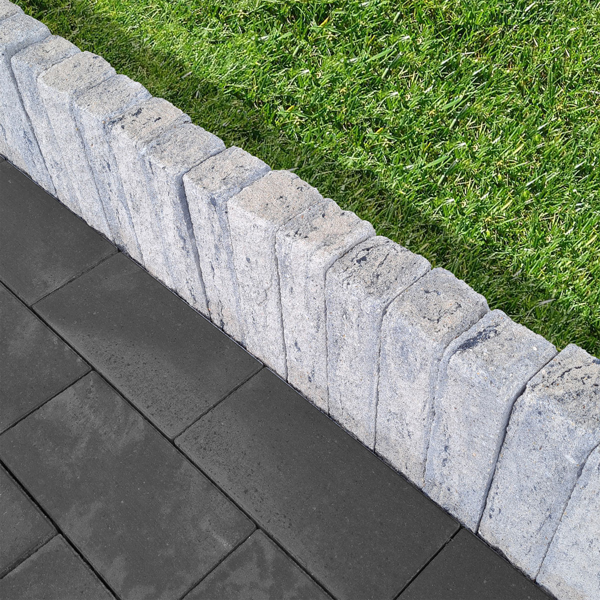 Diephaus  Palisadenstein Cup weiss-schwarz 40 x 10 x 10 cm Bild 2