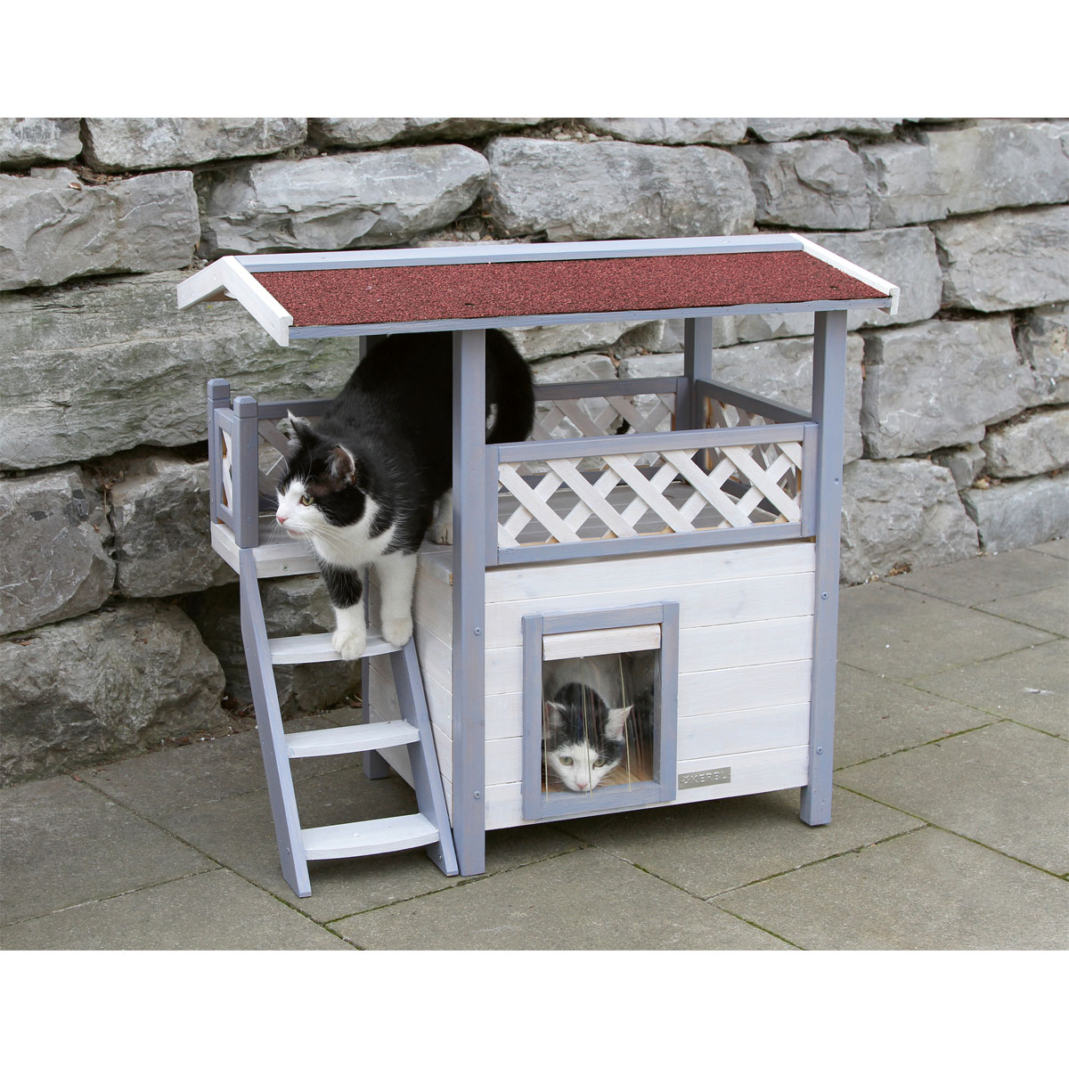 Katzenhaus Lodge Ontario 77 x 50 x 73 cm Bild 2